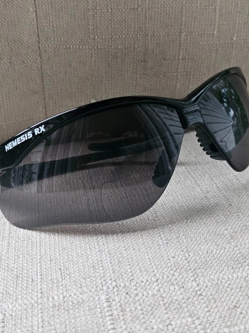 Nemesis RX Men Reading Sunglasses Eyewear Black Wrap Style Strength +1.50